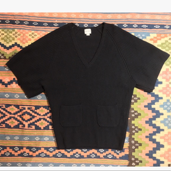 Reiss Sweaters - Reiss Black V-Neck Sweater